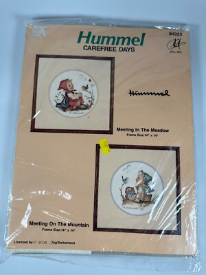 JCA Hummel Carefree Days Counted Cross Stitch Meeting in the Meadow Kit NEW