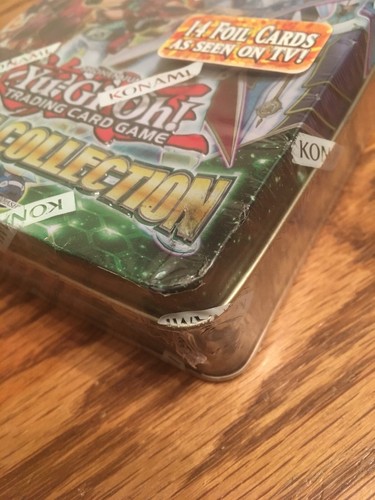 YUGIOH 2013 ZEXAL COLLECTION 16 TIN CASE BLOWOUT CARDS Read Back Of Box Details!