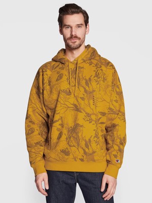 

Толстовка с капюшоном Champion Jacquard Label Marble Wash Мужская желтый