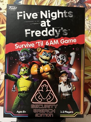 FUNKO   Five Nights at Freddy   Survive 'Till 6AM SB Game   Ages 8+ NEW   