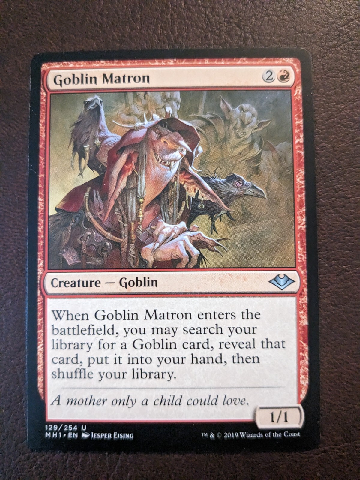 【良品】MTG  ゴブリンの女看守 Goblin Matron  foil 157933.jpg