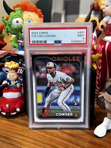 Topps - 75枚限定 Topps Chrome Colton Cowser PSA 9 Graded 2024 Topps Colton Cowser #257 Rookie RC Baseball Card