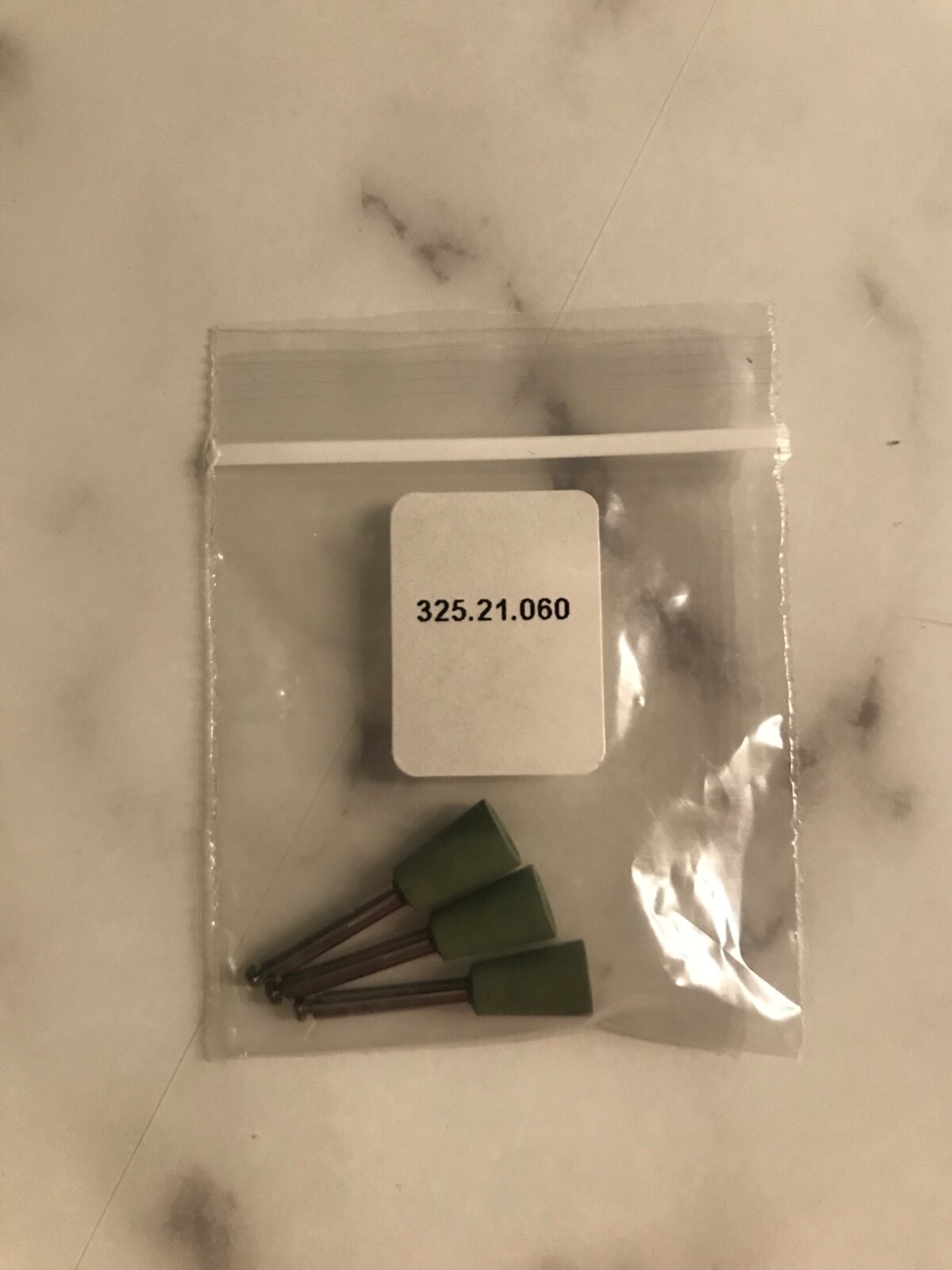 Brasseler Green and Brown Metal Polishers