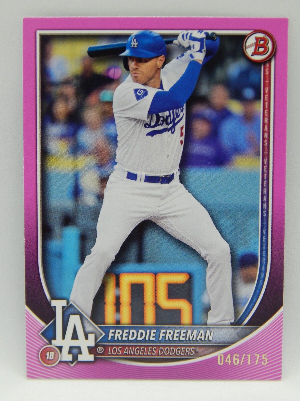 2025 Bowman Baseball - Pink Border /175 LA Dodgers #5
