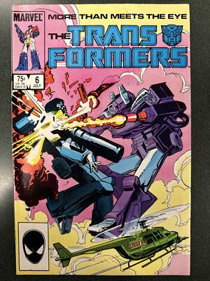 Transformers #6 (Marvel, 1985) 1st Appearance Josie Beller Kupperberg VF/NM