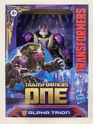 Transformers ONE Prime Changer Deluxe Alpha Trion Figure New In Hand