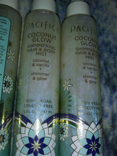 3 Pacifica Coconut Glow Shimmering Hair and Body Mist (coconut & vanilla)