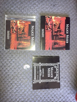 MALICE MIZER CD Memoire DX No Serial + Booklet Tetsu Mana