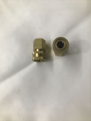 Parker Bst-1 Hydraulic Quick Connect Hose Coupling, Brass Body, Sleeve Lock,