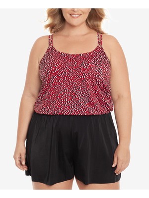 

SWIM SOLUTIONS Женский бордовый слитный купальник Baby Spice с двойными бретельками, Burgundy