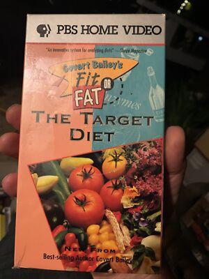Fit or Fat  1993 VHS PBS Home Video FITNESS EXPERT Covert Bailey SEALED