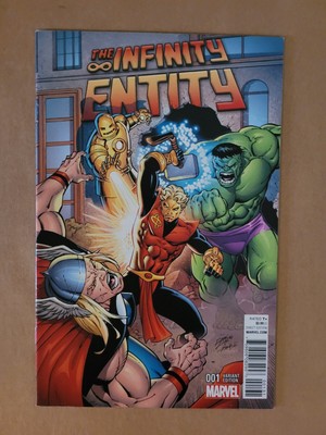 Infinity Entity 1C 2016 Ron Lim Variant Starlin Davis High-Grade Marvel
