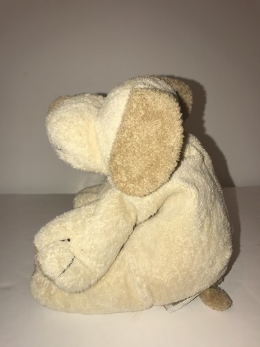 Ty Pluffies Plush Stuffed Animal Lovey Tan Dog Named Plopper from 2002 8