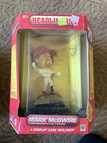 ☀MLB - MARK .McGWIRE 陶器製Bヘッド Headliners XL MARK MCGWIRE 70 Home Runs Bobblehead