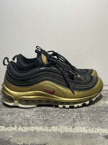 Nike Air Max 97 QS ゴールド Nike Air Max 97 OG QS Metallic Gold Size 8 | eBay