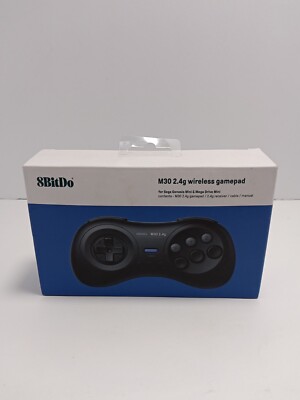 8BitDo M30 Mini 2.4G Wireless Rechargable Gamepad For Sega Genesis Mini