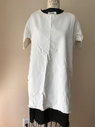ワンピース MAISON MARGIELA Woman Dress White S51DT0014S43001 100 White Maison Margiela WHITE COTTON SHIRTDRESS | palazzobelli