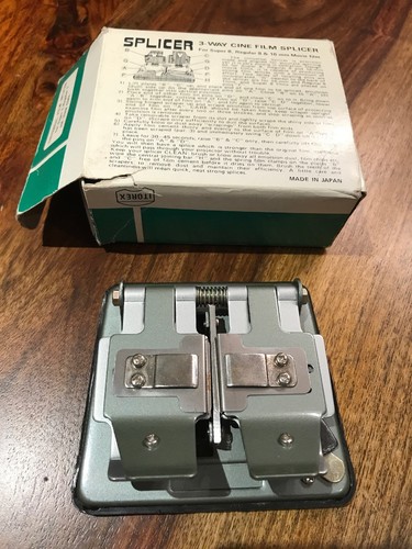 itorex universal film splicer for super 8 (regular 8 and 16 films) (made Japan)