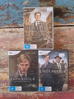 Endeavour Seasons 1 2 3 VGC Region 4 DVD New/Sealed FREE POSTAGE Au 