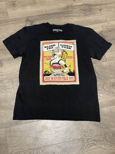 LINKIN PARK コラボ Tシャツ RARE BLINKIN PARK Blink 182 Linkin Park Cancelled 2017 Promo