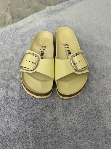 Birkenstock Madrid Big Buckle Yellow Size 6/37 | eBay