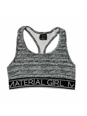 MATERIAL GIRL Intimates Черный повседневный спортивный бюстгальтер Размер: XS