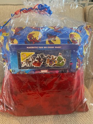 New Sewn Spider-Man Pocket Reading Pillow with themed game book