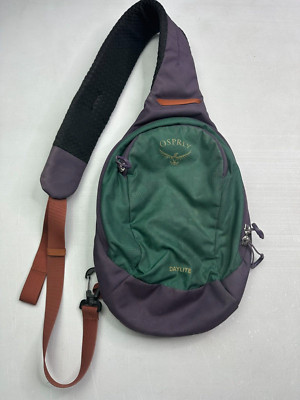 Osprey Body Bag Mens Green Daylite Zip Adjustment Strap Outdoor Hiking