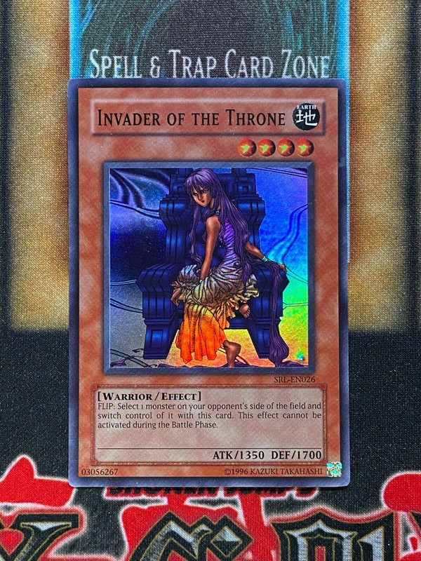 Yugioh Invader Of The Throne SRL-EN026 Super Rare Worldwide