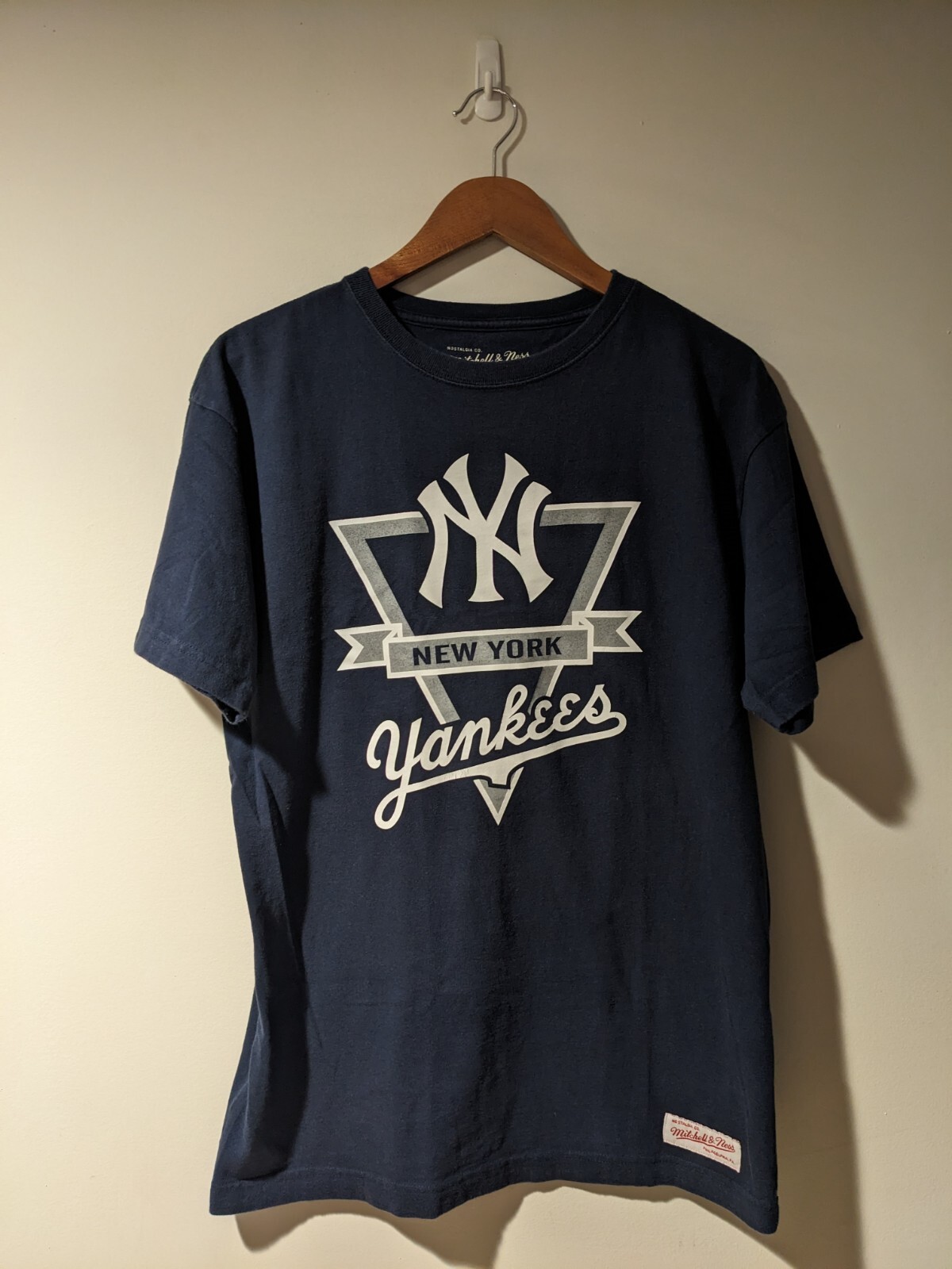 90‐00s mitchell&ness baseball shirt Mitchell & Ness MLB Subway Series New York Yankees vs Mets T