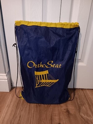 Travel Sports Stadium Bleacher Chair w/Back Support Orthoseat Wood & Canvas 