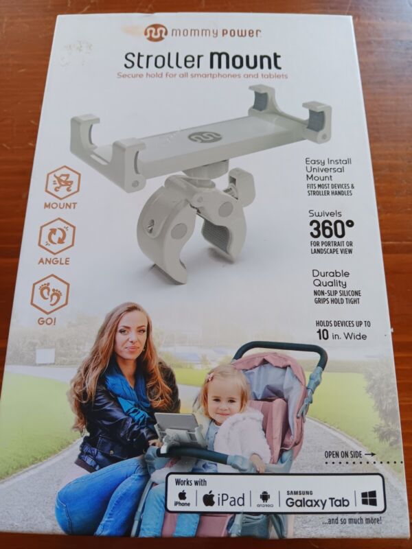 Mommy Power Stroller Mount For Tablets And Smartphones Securely Hold Your Phone