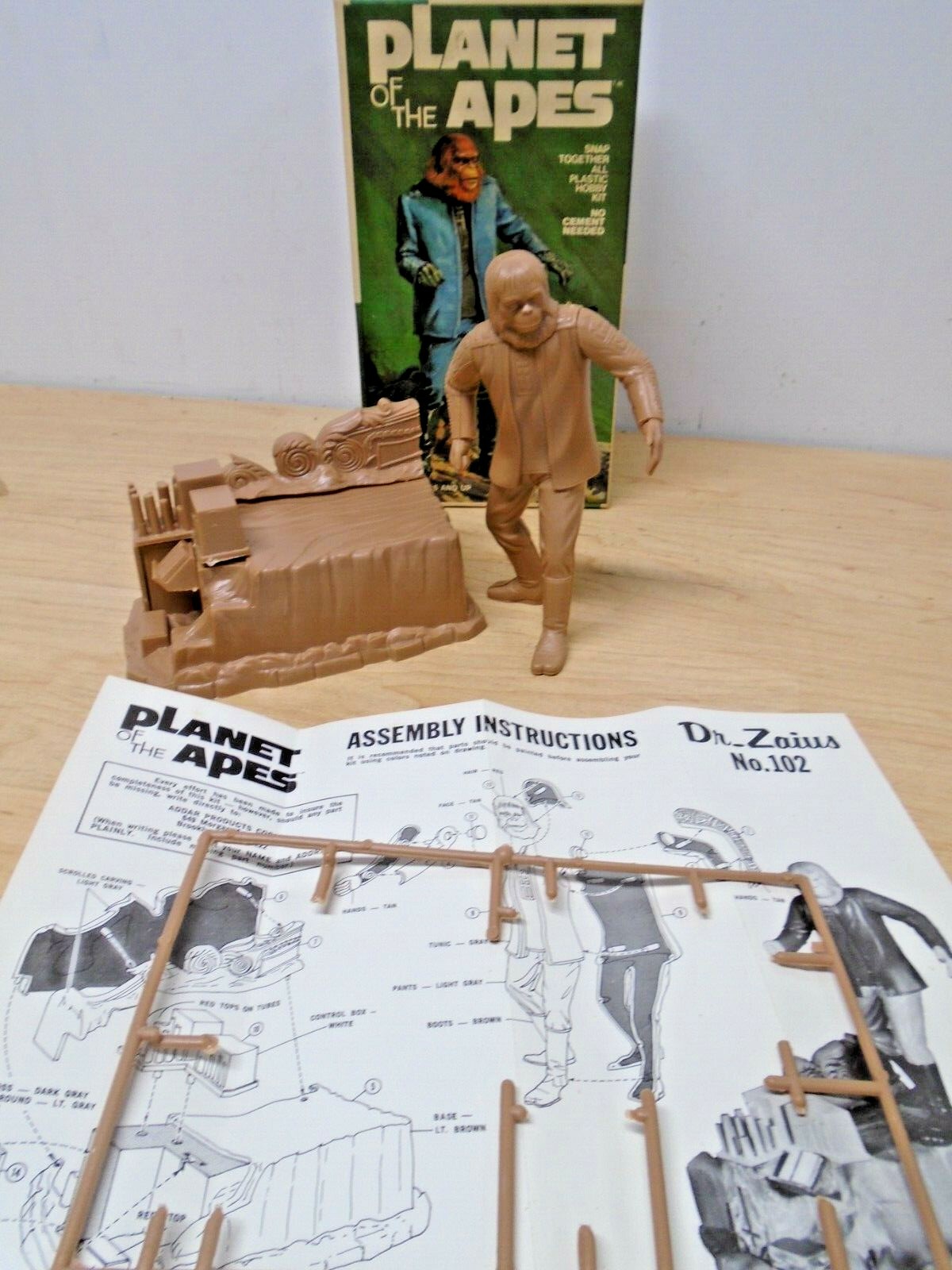 Vintage Addar 1973 Planet Of The Apes Dr. Zaius Snap Vintage Addar 1973 Planet Of The Apes Dr. Zaius Snap