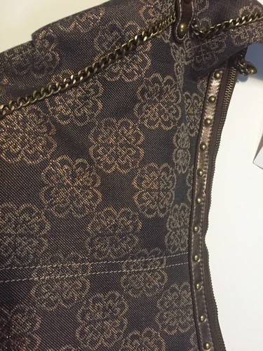 Kathy Van Zeeland Multi Color Hobo shoulder bag with Charms NWT