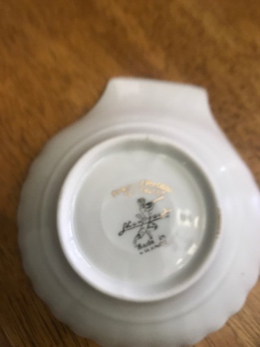 Fireproof Porcelain Lafaune Birds Made In France Shell Bowls