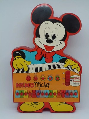JOUET ANCIEN MUSICAL BONTEMPI MICKEY WALT DISNEY piano