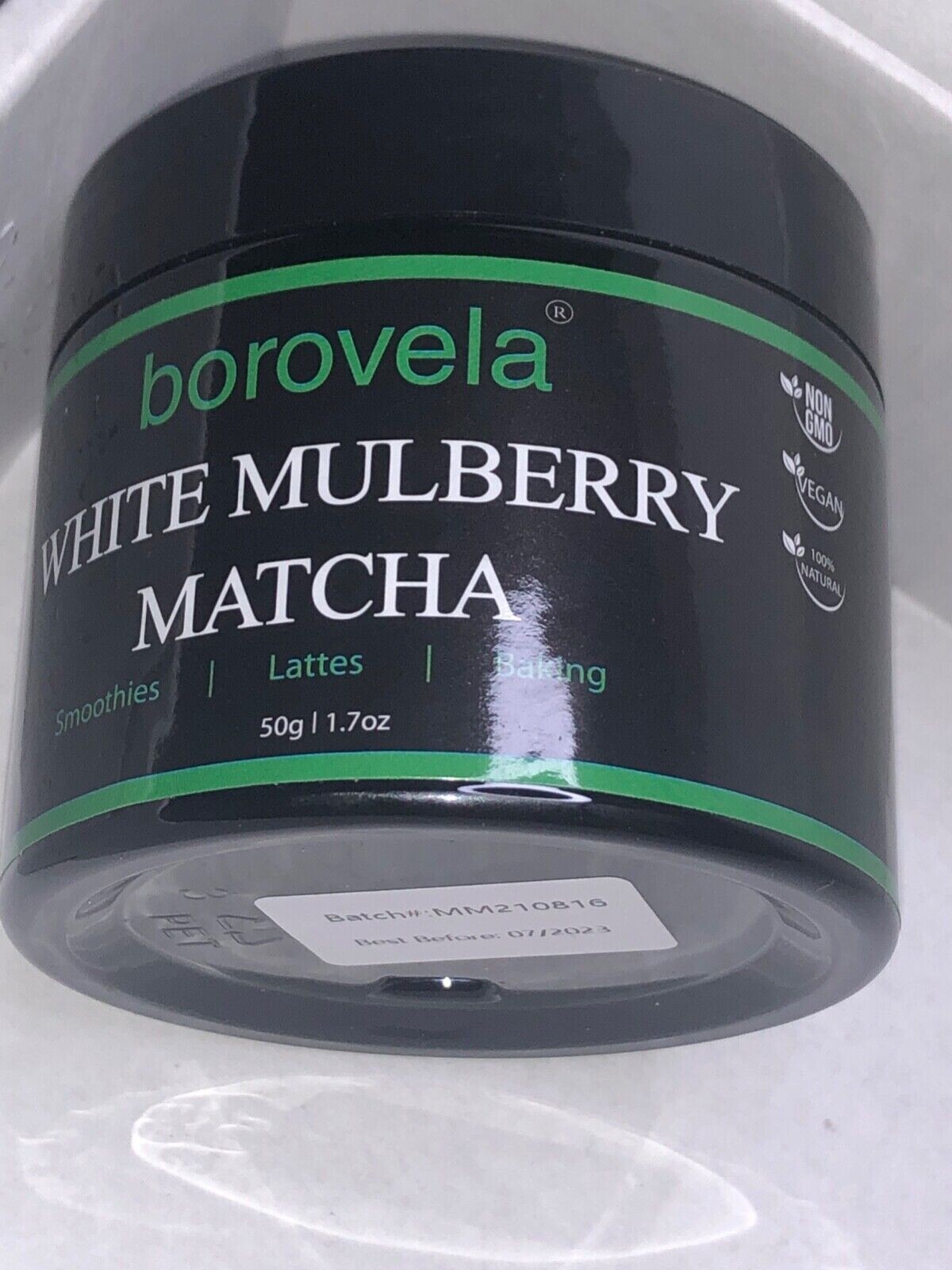 NEW-Borovela- Japanese white mulberry matcha 50g Exp.07/23