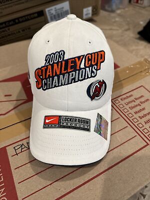 Nike 2003 Stanley Cup Champions Adjustable Hat White New Jersey Devils NHL