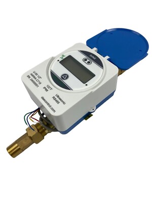 DAE U-50 1/2'' Ultrasonic Flow Meter, RS485, IP68, NPT Coupling, Gallons