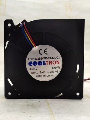 COOLTRON FBD1232B24W5-73-4JUC3 24V 5.04W 12032 4-Wire Turbo Blower Cooling Fan