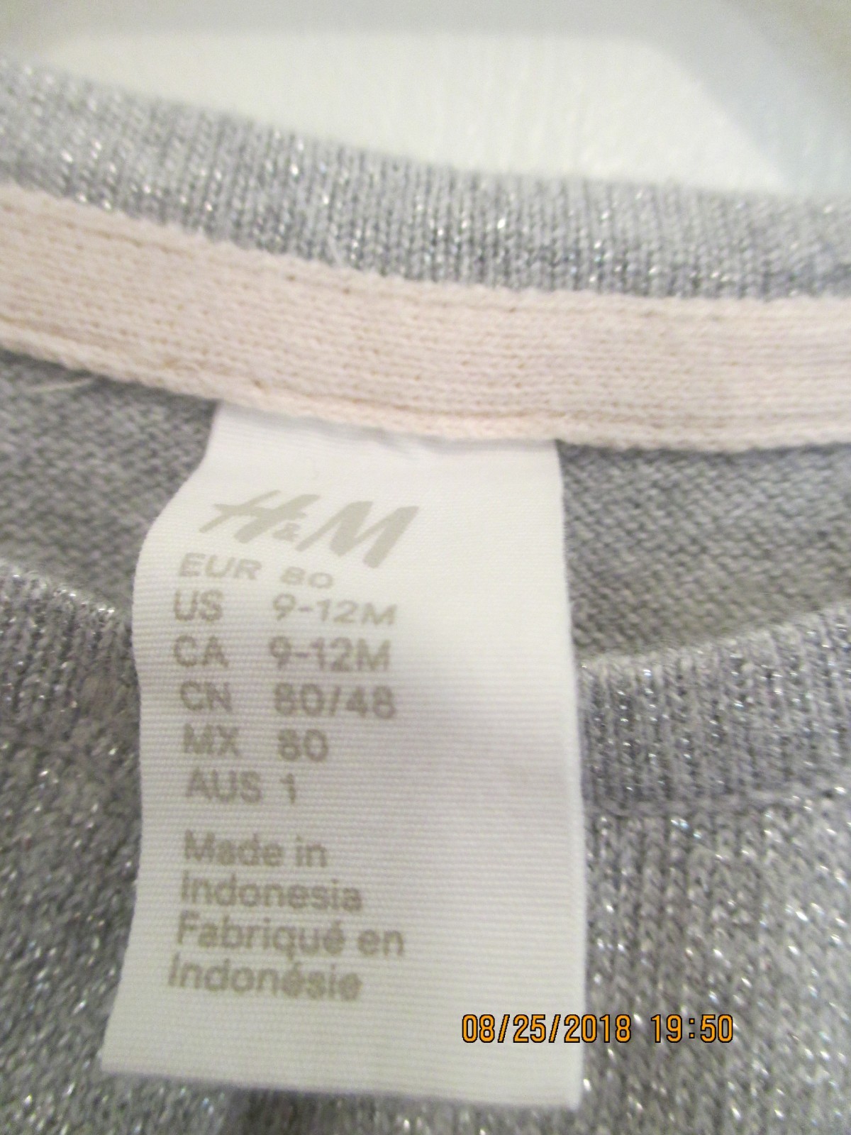 baby girls H&M size 9-12 months sweater