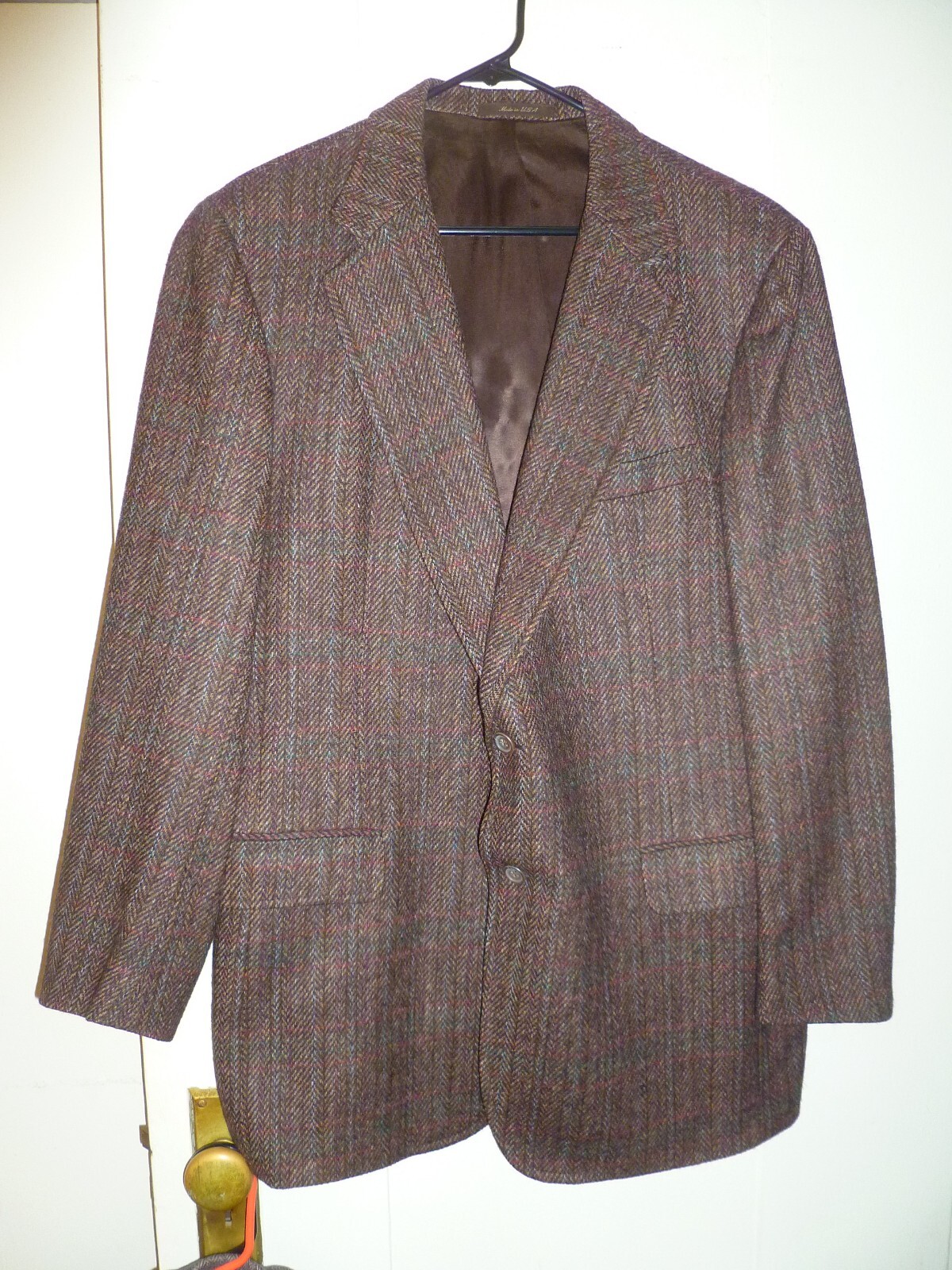 【美品】特価　SUIT SELECT Harris Tweed Y5 ジャケット WEB限定/OUTLET】【CLASSICO TAPERED】ウールシングルポロ