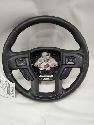 15 16 2015 Ford F-150 Steering Wheel Black Leather Sync FL3B3600DG3ZHE