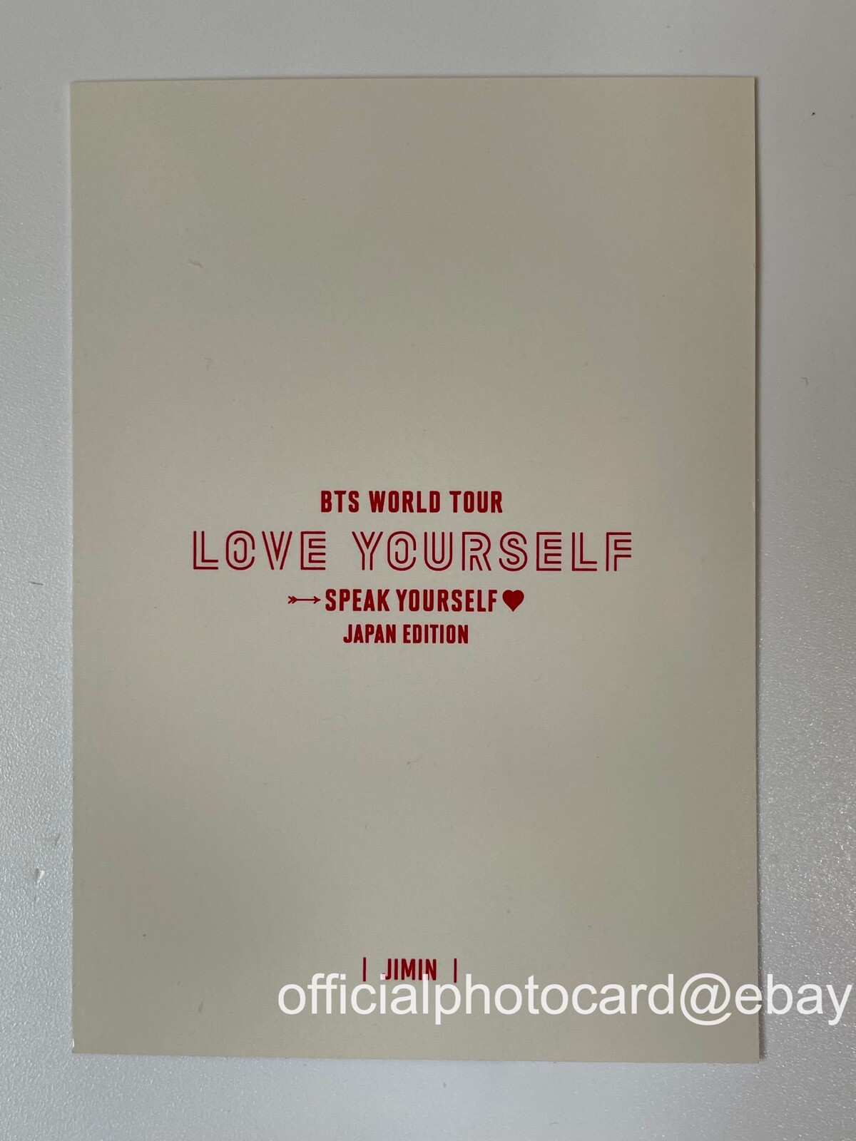 BTS SPEAK YOURSELF フォトカード ポストカード SYS s-l400.jpg