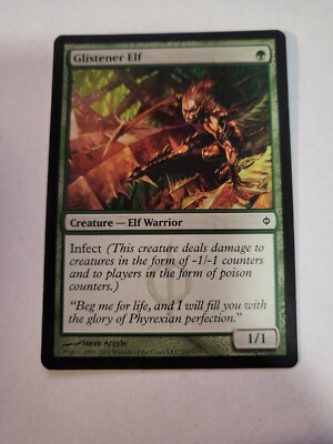 MTG Magic Glistener Elf New Phyrexia 