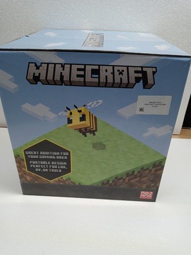 Minecraft Green Creeper x9 Can Mini Fridge Cooler 6.7L Ambient LED Lighting