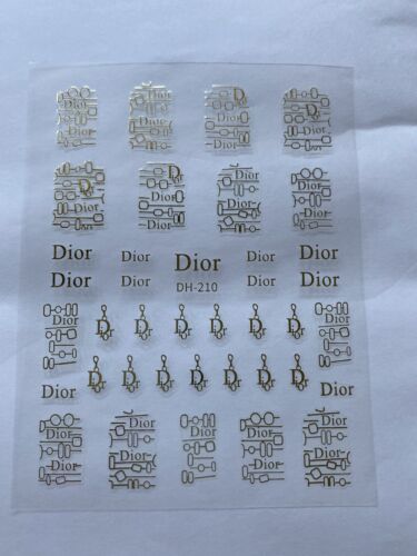 Nail Nagelsticker selbstklebend Nagel Aufkleber Gold