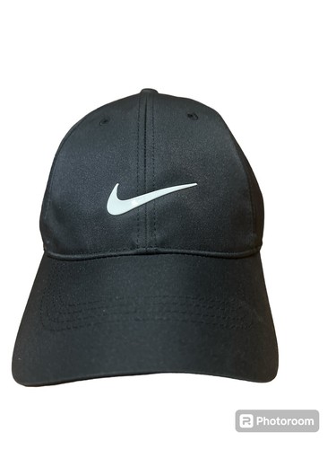 Nike 548533-010 Golf Dri-fit Swoosh Front Cap - BlackWhite