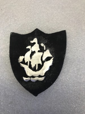 cast alloy sign BLUE PETER