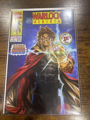 WARLOCK REBIRTH #1 * NM+ * SKAN SRISUWAN TRADE VARIANT A 1st APPEARANCE OF EVE